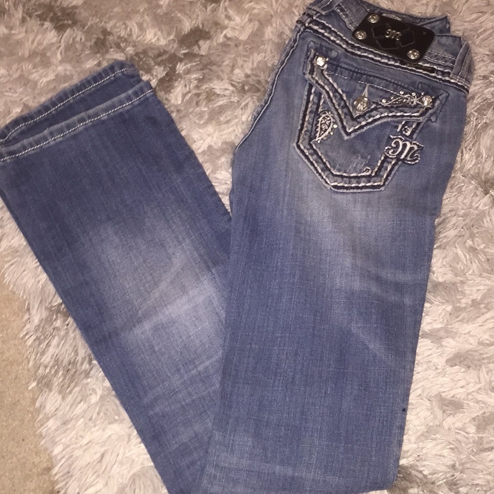 MISS ME boot cut jeans